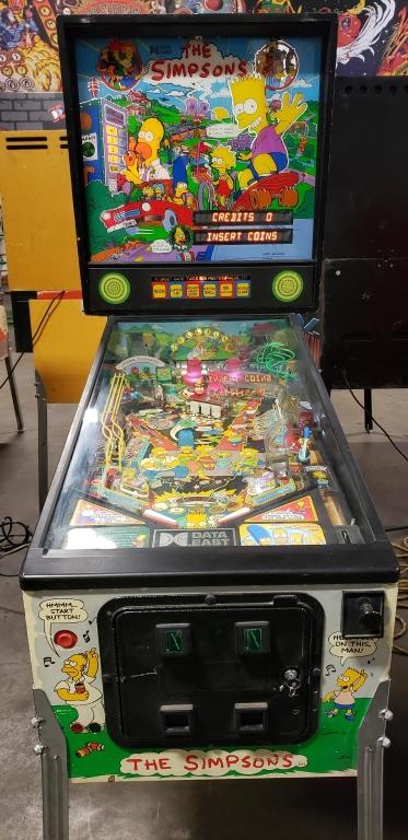 simpsons pinball machine date east