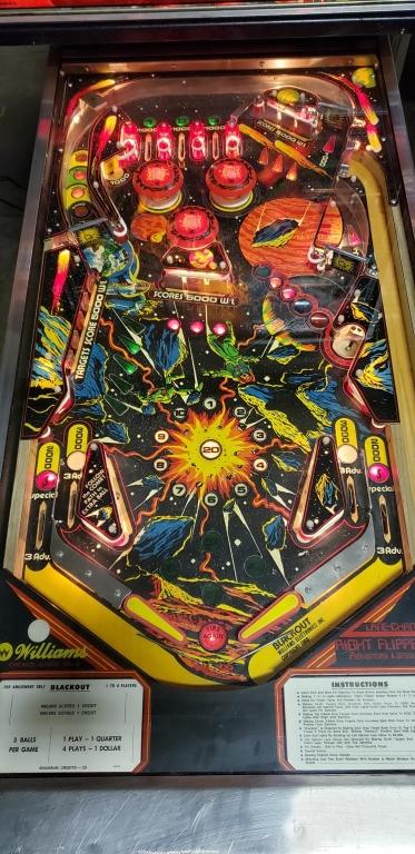 black panther tabletop pinball machine