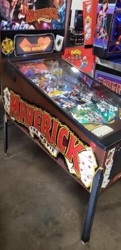 MAVERICK THE MOVIE PINBALL MACHINE SEGA 1994