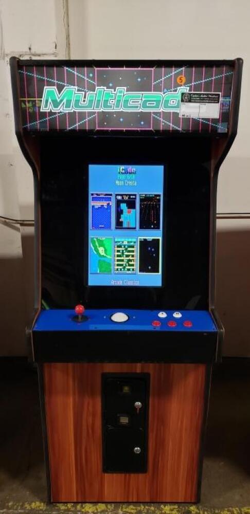 60 IN 1 MULTICADE UPRIGHT STYLE ARCADE GAME #5