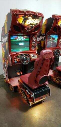 DRIFT FAST & FURIOUS DEDICATED RED CAB ARCADE GAME