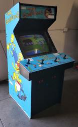 THE SIMPSONS 4 PLAYER KONAMI ARCADE GAME