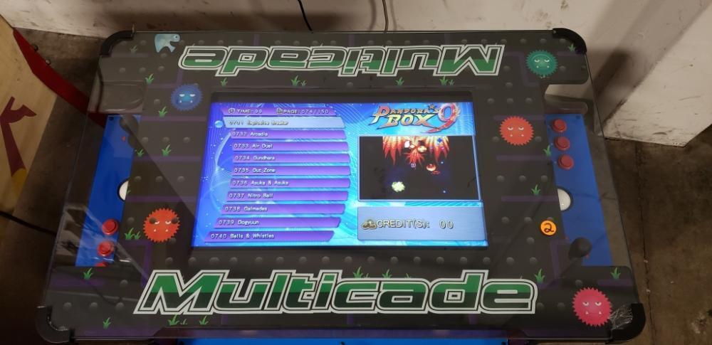 PANDORA MULTICADE COCKTAIL TABLE ARCADE GAME #2