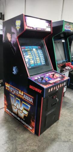 WRESTLEMANIA WWF MIDWAY DEDICATED ARCADE GAME