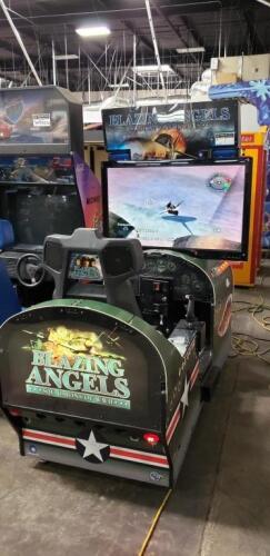 BLAZING ANGELS WWII AIRPLANE BATTLE ARCADE GAME