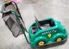 RACE CAR CHILD STROLLER GREEN #1