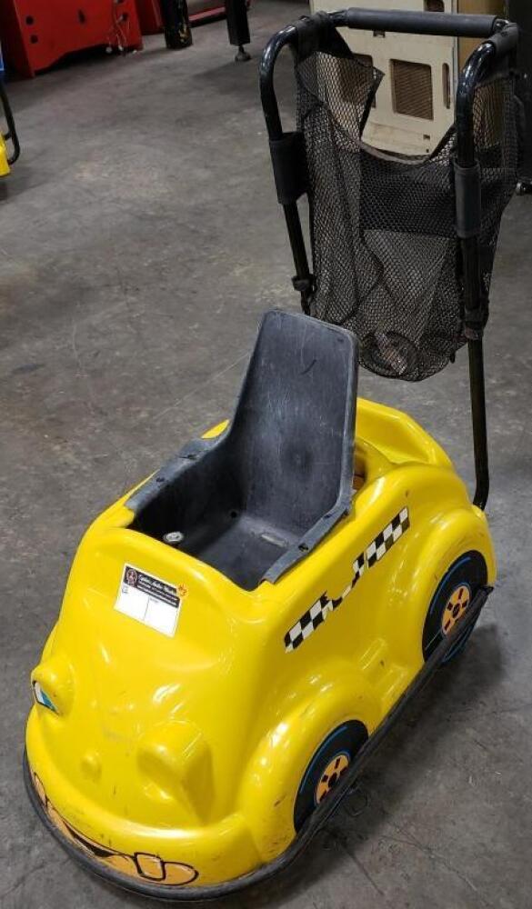 RACE CAR CHILD STROLLER YELLOW #3