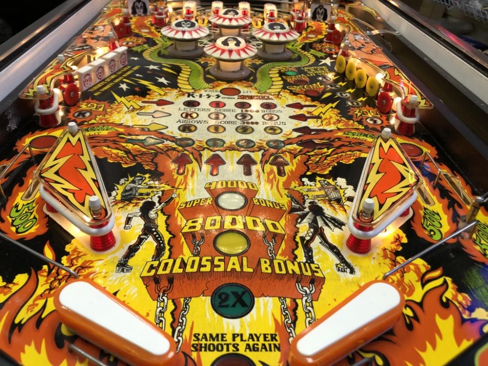 kiss pinball machine 1979 for sale