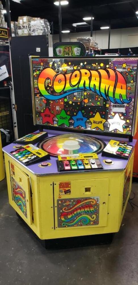 Colorama Redemption Machine COLORAMA 4 PLAYER TICKET REDEMPTION GAME