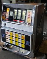 BALLY ANTIQUE SLOT MACHINE .25 CENT PULL HANDLE