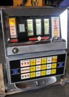 BALLY ANTIQUE SLOT MACHINE .25 CENT PULL HANDLE - 4