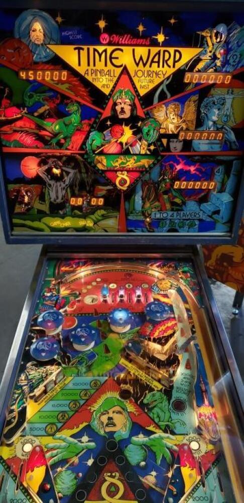 TIME WARP CLASSIC PINBALL MACHINE WILLIAMS 1979