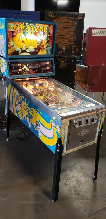 standup pacman pinball arcade machine