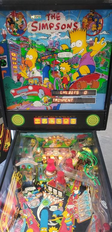 simpsons pinball machine date east