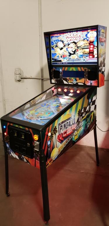 multiple game table table with pinball