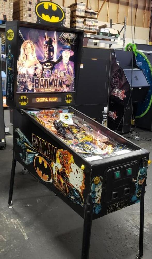 BATMAN ORIGINAL PINBALL MACHINE DATA EAST 1991