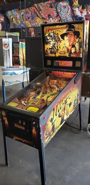 indiana jones pinball machine