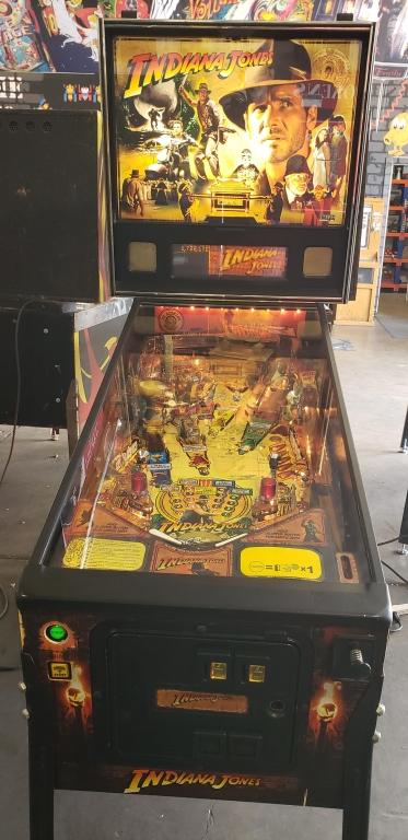 indiana jones pinball machine