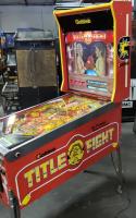 TITLE FIGHT PINBALL MACHINE PREMIER 1990 RARE L@@K - 4