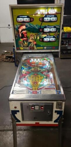 LITTLE CHIEF PINBALL MACHINE WILLIAMS 1975