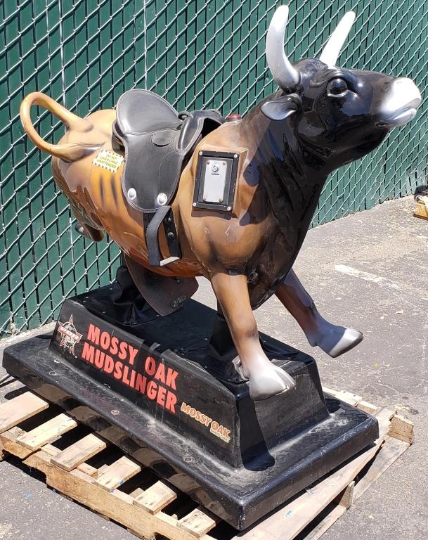 KIDDIE RIDE MOSSY OAK MUDSLINGER PBR BULL RIDE