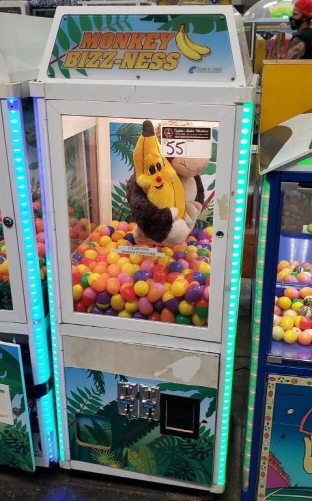 Monkey Asap Machine MONKEY BIZZ-NESS SMALL PRIZE VEND MACHINE #1