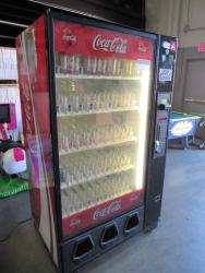 DIXIE NARCO COCA COLA BOTTLE VENDING MACHINE