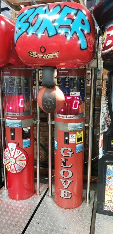 BOXER SPORTS STRENGTH PUNCHING BAG ARCADE GAME