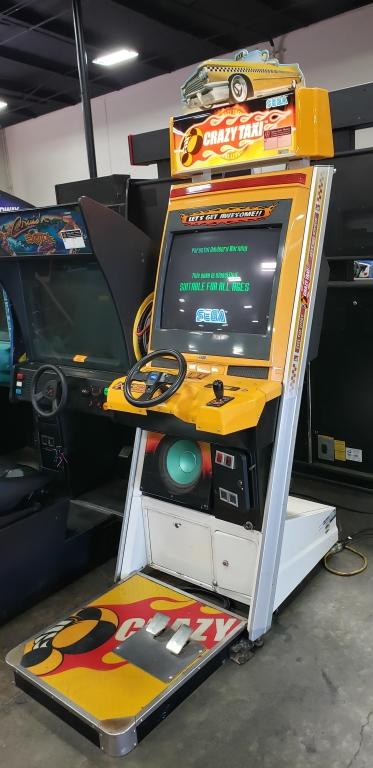 CRAZY TAXI UPRIGHT DRIVER ARCADE GAME SEGA NAOMI