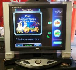 JVL VORTEX TOUCH SCREEN COUNTER TOP ARCADE GAME