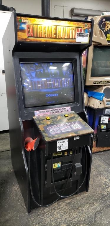EXTREME HUNTING UPRIGHT SHOOTER ARCADE GAME