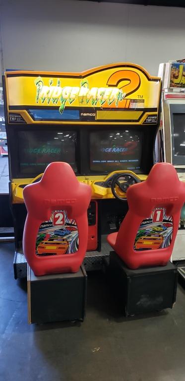 RIDGE RACER 2 NAMCO RACING ARCADE GAME