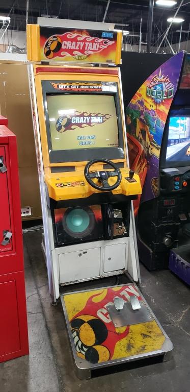 CRAZY TAXI UPRIGHT DRIVER ARCADE GAME SEGA NAOMI