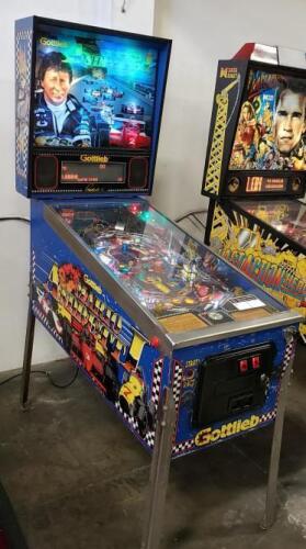 MARIO ANDRETTI PINBALL MACHINE GOTTLIEB 1995