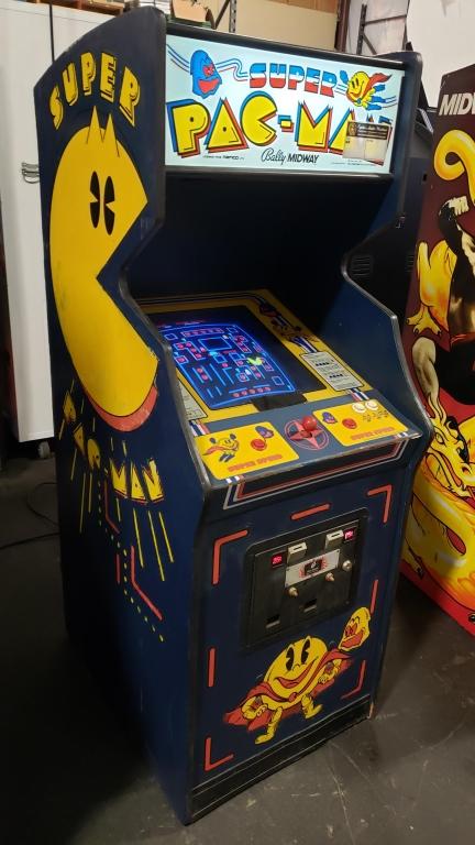 SUPER PAC-MAN DEDICATED UPRIGHT ARCADE GAME