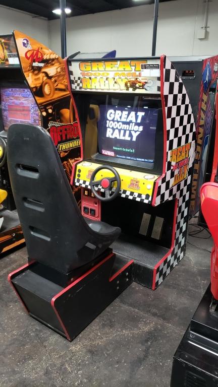 GREAT 1000 MILE RALLY 2 RACING ARCADE GAME