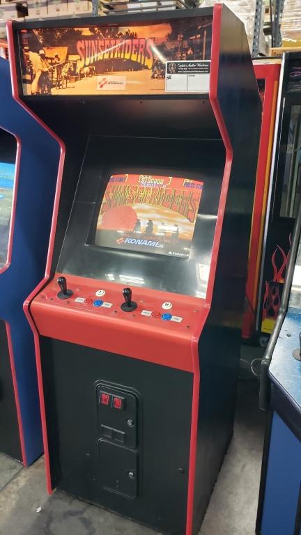 SUNSET RIDERS 19" CLASSIC KONAMI ARCADE GAME