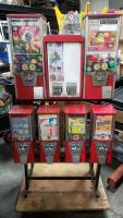 COMBO CANDY CAPSULE STICKER BULK VENDING RACK