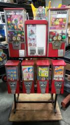 COMBO CANDY CAPSULE STICKER BULK VENDING RACK