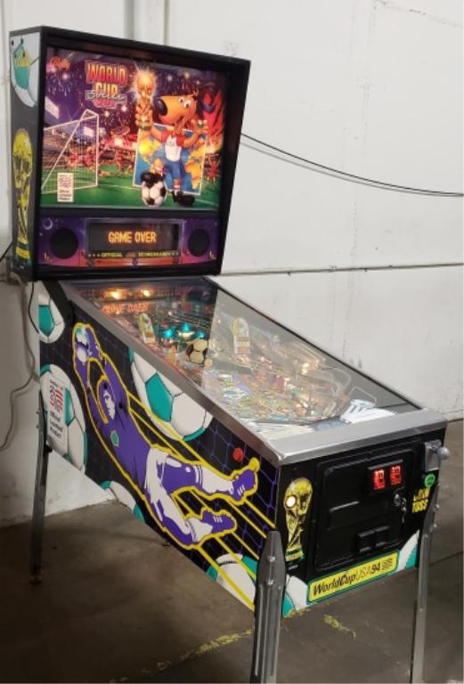 WORLD CUP SOCCER PINBALL MACHINE BALLY 1994