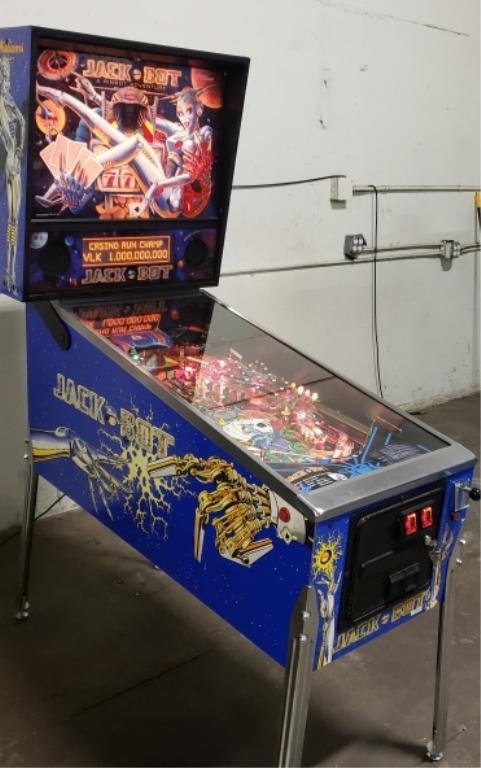 JACKBOT PINBALL MACHINE WILLIAMS 1995