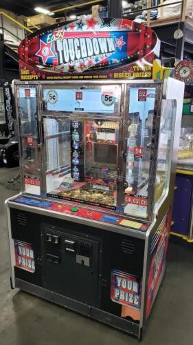 EASY TOUCHDOWN FOOTBALL PRIZE PUSHER ARCADE GAME