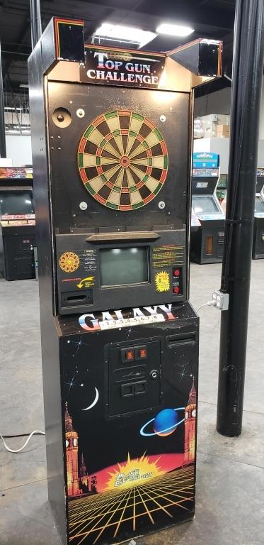 TOP GUN CHALLENGE DARTS COIN OP UPRIGHT