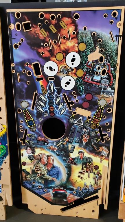 TWISTER PINBALL PLAYFIELD DECK ONLY SEGA