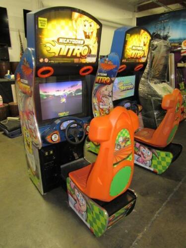 NICKTOONS NITRO SITDOWN RACING ARCADE GAME #1