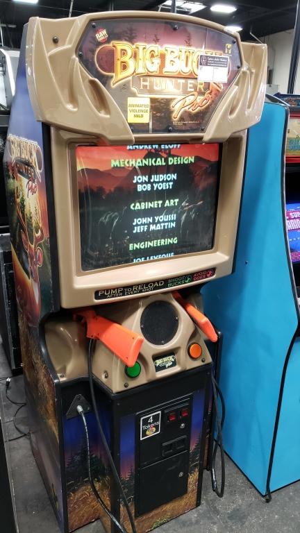 BIG BUCK HUNTER SAFARI UPRIGHT SHOOTER ARCADE GAME