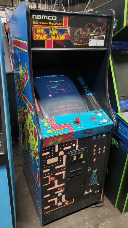 CLASS OF 81 MS. PACMAN GALAGA NAMCO ARCADE GAME