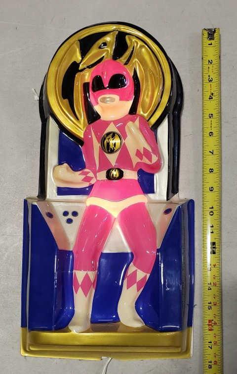 POWER RANGERS WALL LIGHT DECOR PINK