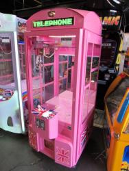 LONDON PHONE BOOTH PLUSH CLAW CRANE MACHINE