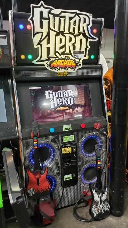 GUITAR HERO RAW THRILLS ARCADE GAME